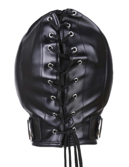 Cagoule Thicker Ear Simili noir