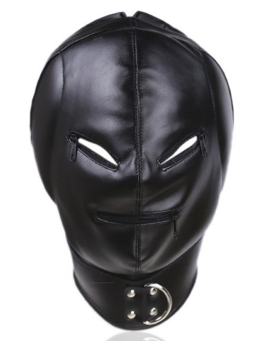 Cagoule Thicker Ear Simili noir