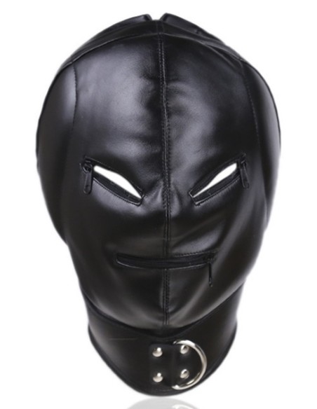 Cagoule Thicker Ear Simili noir