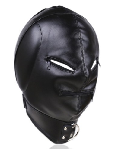 Cagoule Thicker Ear Simili noir