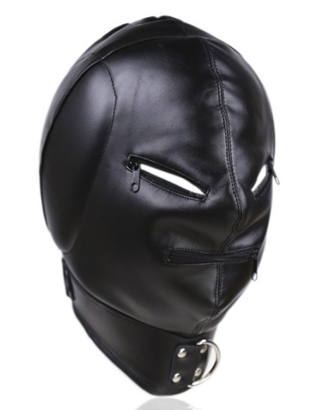 Cagoule Thicker Ear Simili noir