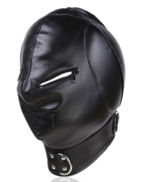 Cagoule Thicker Ear Simili noir