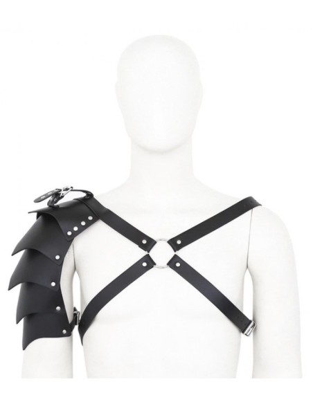 Harnais avec Épaulette Gladiator Simili noir Harnais avec Épaulette Gladiator Simili noir