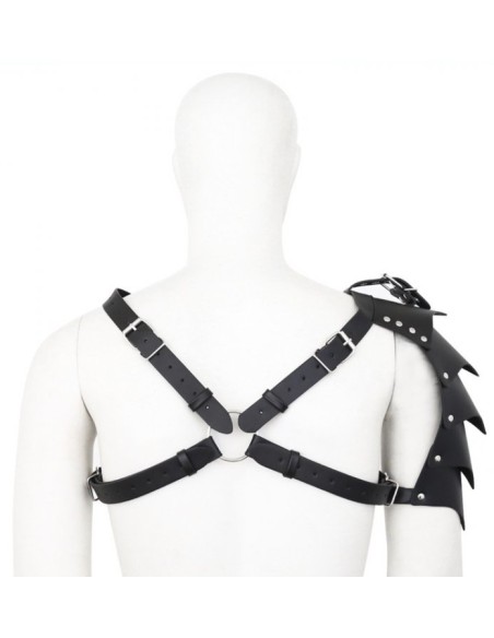 Harnais avec Épaulette Gladiator Simili noir Harnais avec Épaulette Gladiator Simili noir