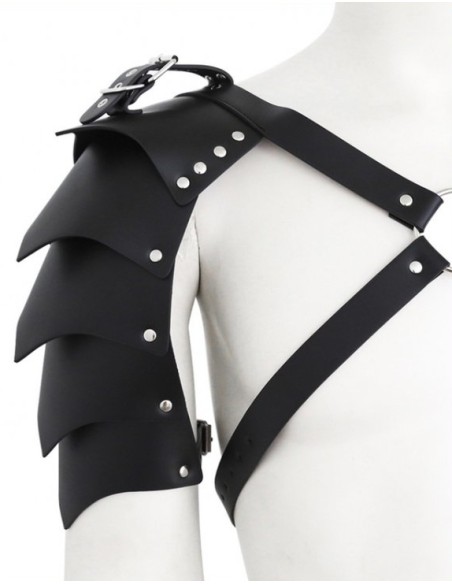 Harnais avec Épaulette Gladiator Simili noir Harnais avec Épaulette Gladiator Simili noir