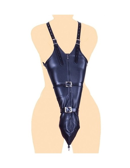 Camisole Strict Leather Zipper