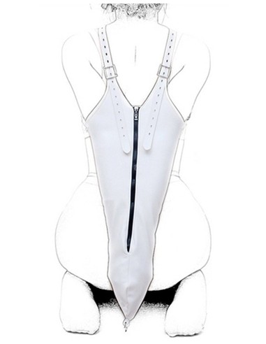 Camisole Strict Leather Zipper