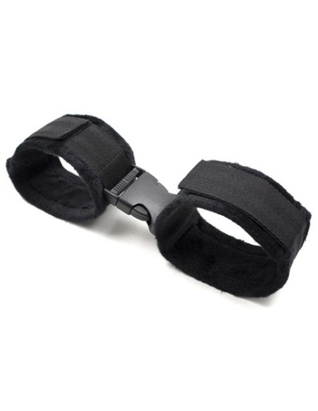 Menottes de chevilles Buckle Noir