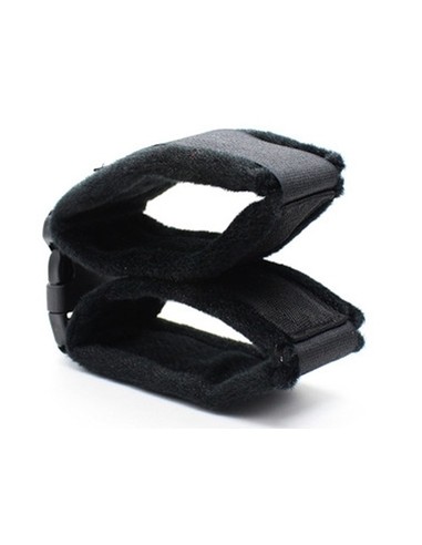 Menottes de chevilles Buckle Noir