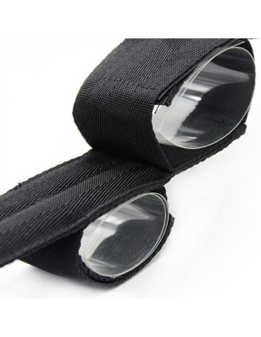 Barre plate avec 4 Menottes Scratch 45cm