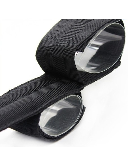 Barre plate avec 4 Menottes Scratch 45cm