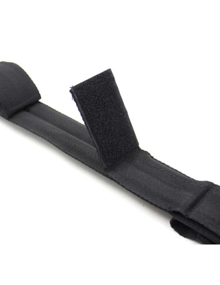 Barre plate avec 4 Menottes Scratch 45cm