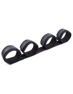 Barre avec Menottes Spreader Nylon noir