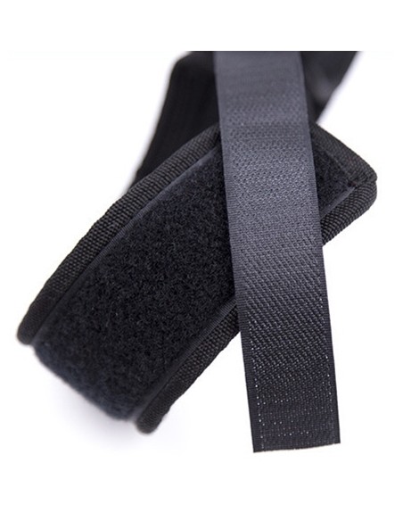 Barre avec Menottes Spreader Nylon noir Barre avec Menottes Spreader Nylon noir
