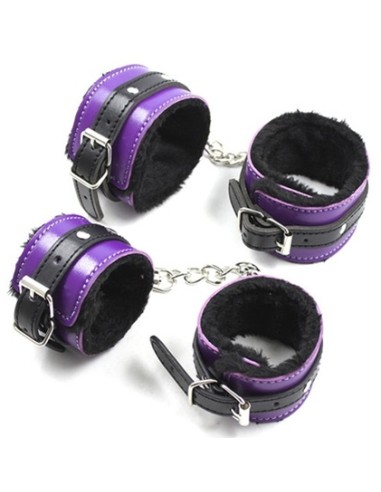 Coffret Fur Lined 8 Pièces Violet-Noir
