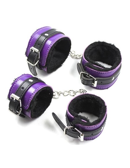 Coffret Fur Lined 8 Pièces Violet-Noir Coffret Fur Lined 8 Pièces Violet-Noir