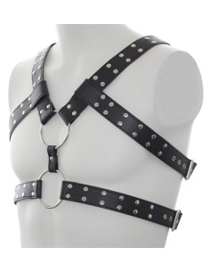 Harnais Double Belt Simili noir