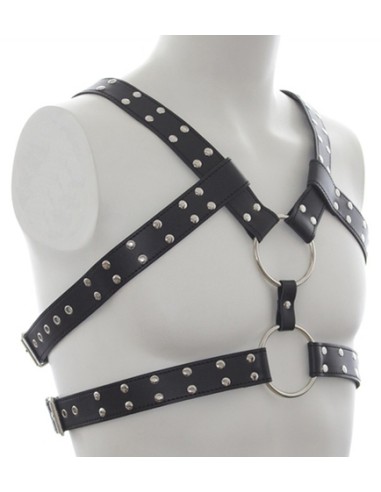 Harnais Double Belt Simili noir