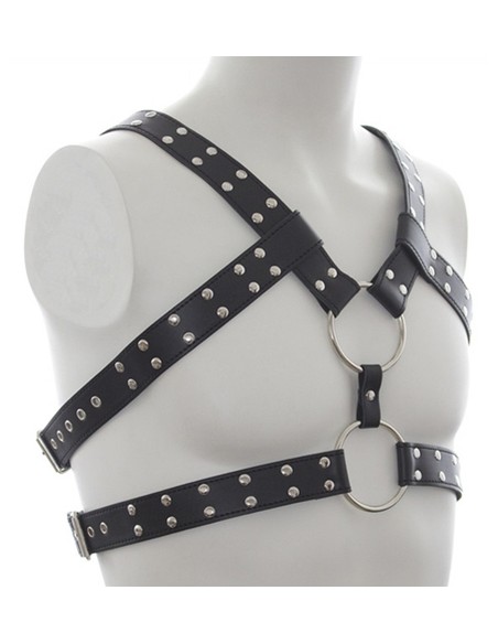 Harnais Double Belt Simili noir Harnais Double Belt Simili noir
