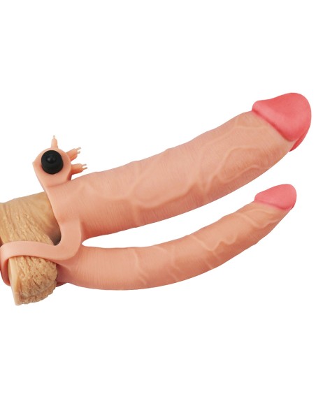 Gaine de pénis Double Penis 19 x 5 cm Gaine de pénis Double Penis 19 x 5 cm