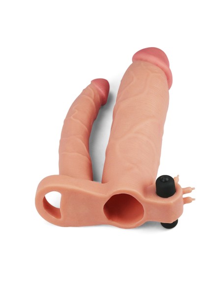 Gaine de pénis Double Penis 19 x 5 cm Gaine de pénis Double Penis 19 x 5 cm