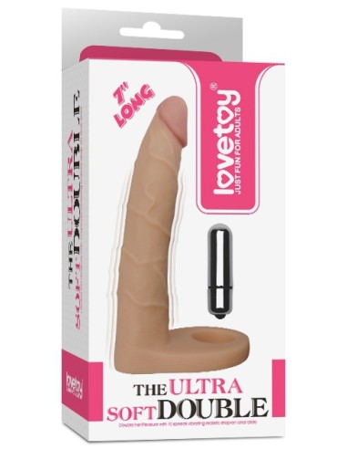 Gode vibrant Double Pénétration 16 x 3 cm