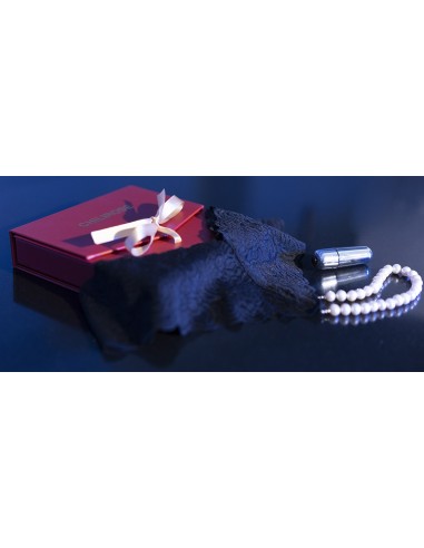 String perlé Izia + Mini vibro Noir