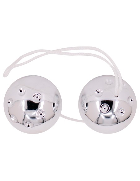 Boules de Geisha Duo Balls Silver
