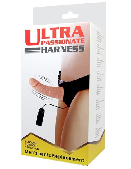 Gode ceinture vibrant Ultra harn 15 x 4.8 cm