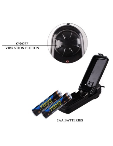 Gode ceinture vibrant Ultra harn 15 x 4.8 cm