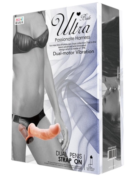 Double gode ceinture Passionate 17 x 4.5 cm - Godes Harnais - 2