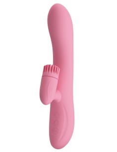 Vibro Rabbit Chris Pretty Love 20 x 3.5 cm Rose