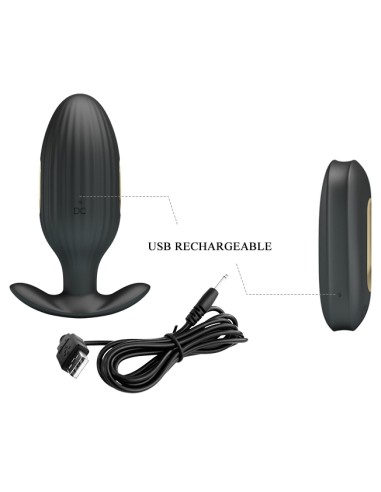 Plug vibrant Électro Royal Pleasure Kelly 8 x 3.4 cm