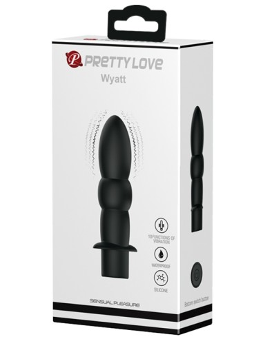 Mini Vibro Wyatt Pretty Love 11.5 x 2.7 cm Noir