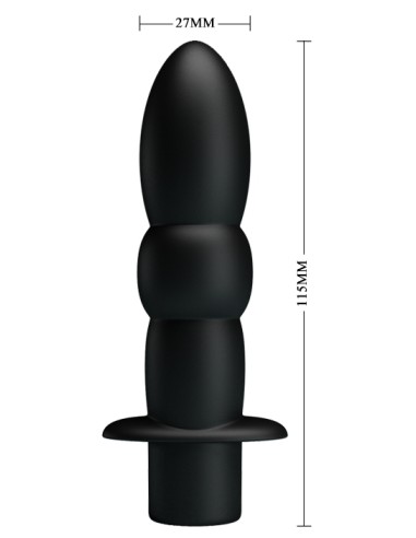 Mini Vibro Wyatt Pretty Love 11.5 x 2.7 cm Noir