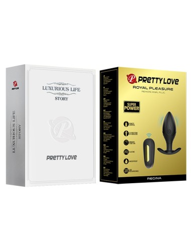 Plug Vibrant Regina Royal Pleasure Pretty Love 8 x 3.4 cm