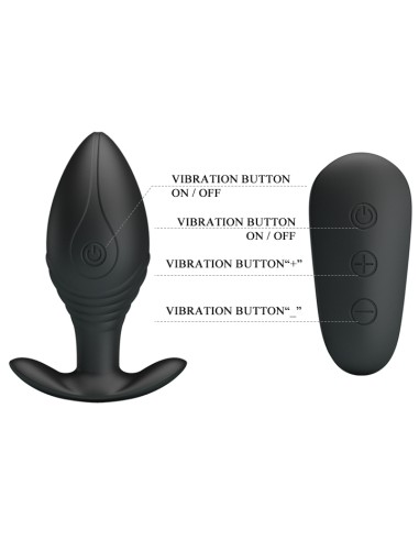 Plug Vibrant Regina Royal Pleasure Pretty Love 8 x 3.4 cm