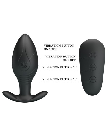 Plug Vibrant Regina Royal Pleasure Pretty Love 8 x 3.4 cm