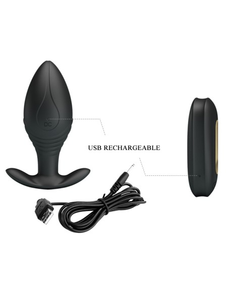 Plug Vibrant Regina Royal Pleasure Pretty Love 8 x 3.4 cm