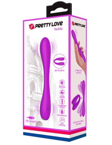 Vibro Yedda Pretty Love 17 x 2.7 cm Violet
