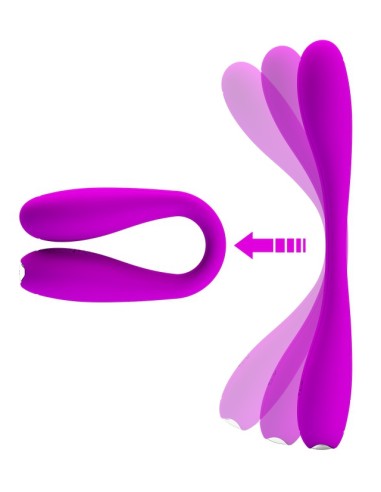 Vibro Yedda Pretty Love 17 x 2.7 cm Violet