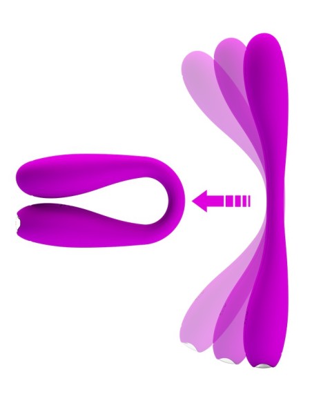 Vibro Yedda Pretty Love 17 x 2.7 cm Violet