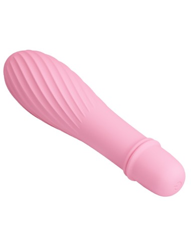 Vibromaseur Solomon Pretty Love 9 x 2.8 cm Rose pâle