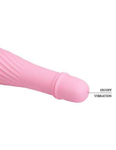 Vibromaseur Solomon Pretty Love 9 x 2.8 cm Rose pâle