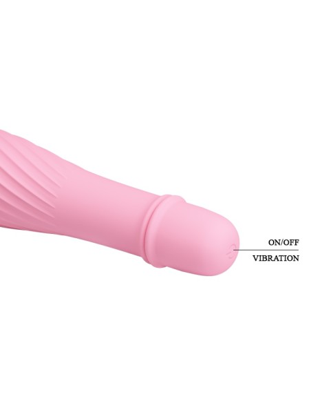 Vibromaseur Solomon Pretty Love 9 x 2.8 cm Rose pâle