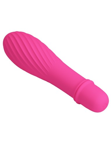 Vibromasseur Solomon Pretty Love 9 x 2.8 cm Rose - Vibromasseurs Design - 4