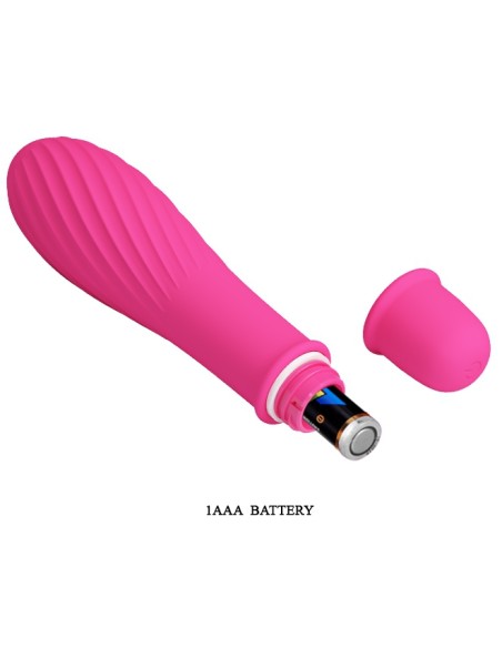 Vibromasseur Solomon Pretty Love 9 x 2.8 cm Rose - Vibromasseurs Design - 6