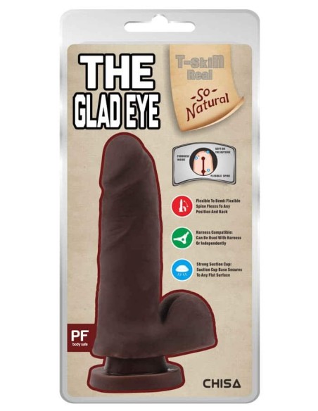 Gode réaliste The Glad Eye 11 x 3 cm Marron Gode réaliste The Glad Eye 11 x 3 cm Marron