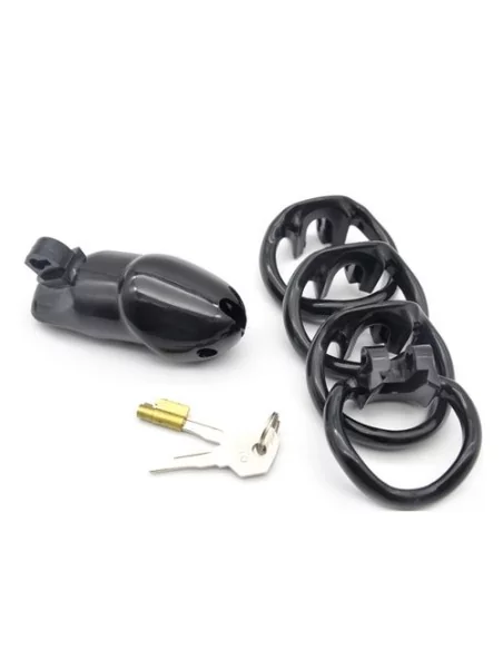 Cage de chasteté CB 3000 9 x 3 cm Noire - Cages de Chasteté - 2