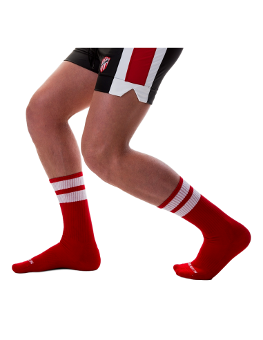 Chaussettes Gym Socks Rouge-Blanc